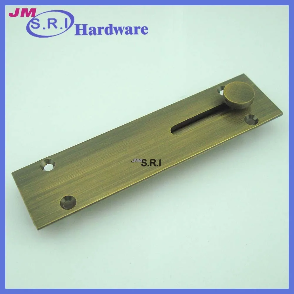 Top quality brass vertical lever action flush bolt for metal door