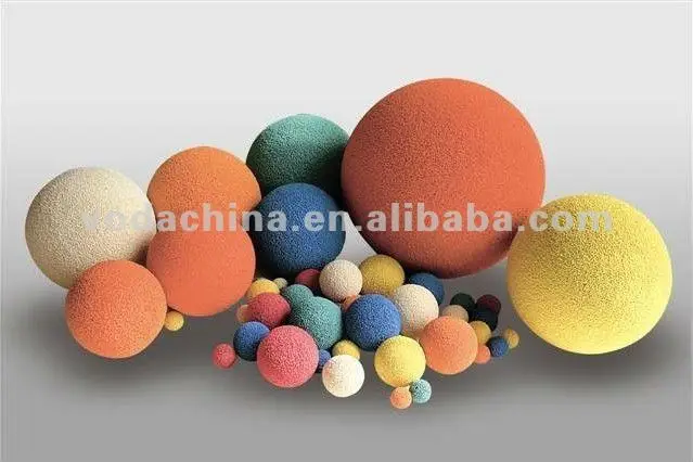 Concrete Pump Cleaning The Pipeline Small Soft Rubber Sponge Ball For Sale