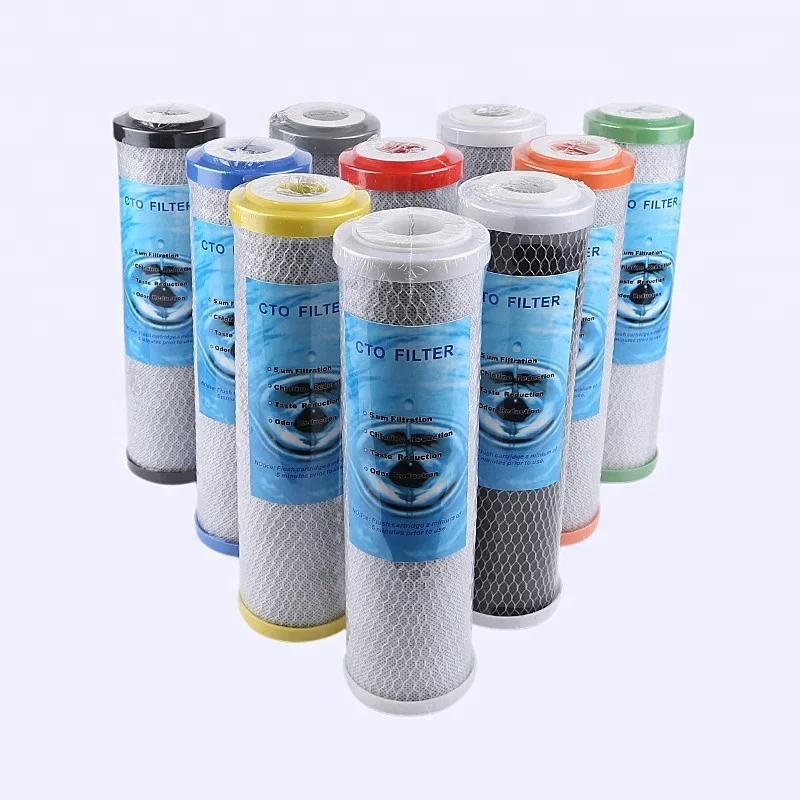 CTO cartridge filter 10 inch activated carbon Water Filter cartridge