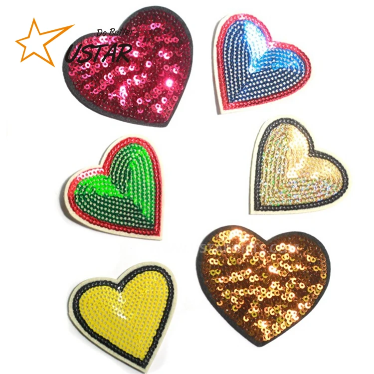 Wholesales Custom Fruit Strawberry and Cherry Sequins Patch/Clothing Applique For Children Clothing