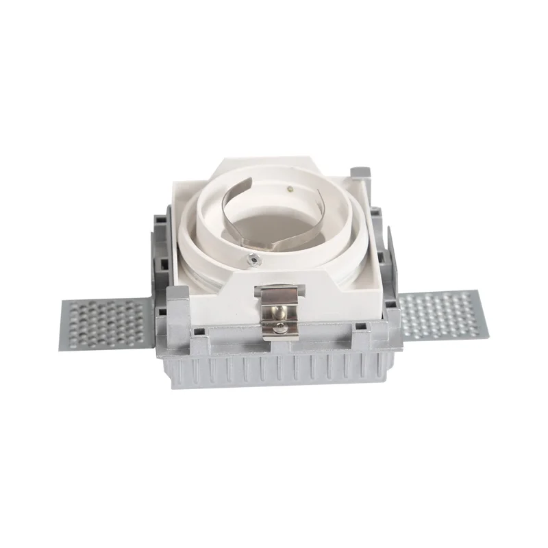 Aluminum Alloy Adjustable And Rotatable Lamp Holder Base Fixture Gu10 MR16 Housing For Led Downlight