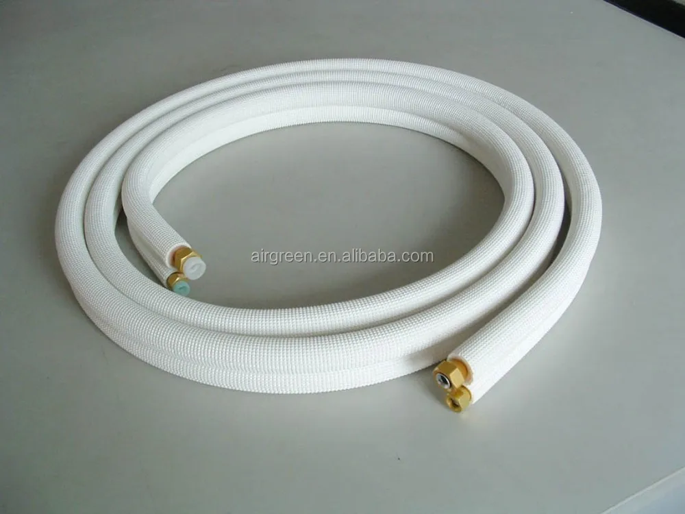 25 футов Медные трубки для мини-кондиционера с наружным диаметром 1/4 дюйма и наружным диаметром 1/2 дюйма