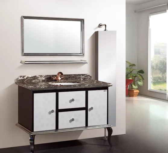 China Manufacturer cheap price ss vanity bathroom #BV-8383
