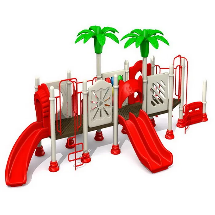 EU standard daycare kids outdoor toy wood outdoor playground slide