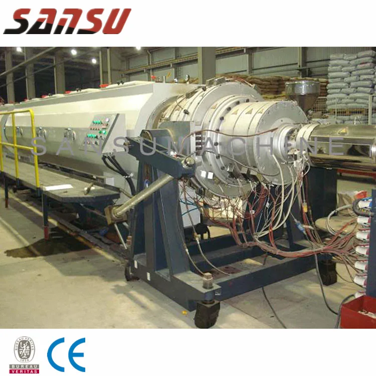 plastic PE PP pipe manufacturing extrusion production making machine extruder machinery line