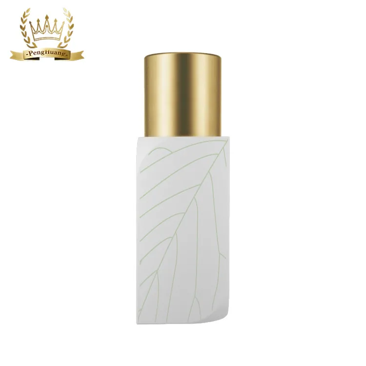  Новый дизайн набор флаконов в форме листа для косметики стеклянные банки запатентованный продукт крем лица уникальный отбеливающий