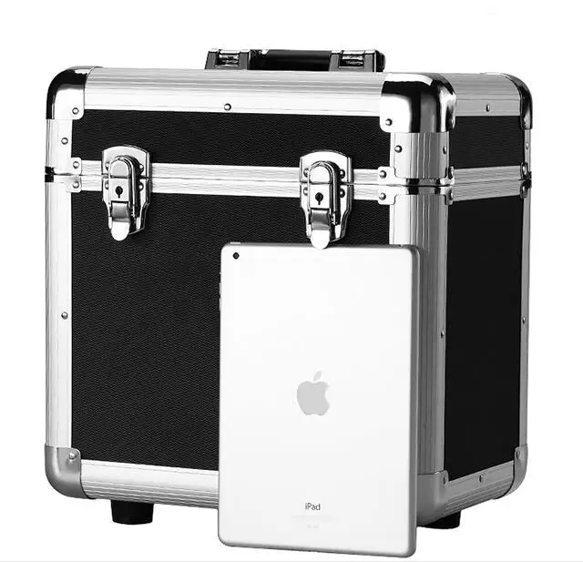 
12 inches Customized aluminum carrying storage box aluminum case CD case 