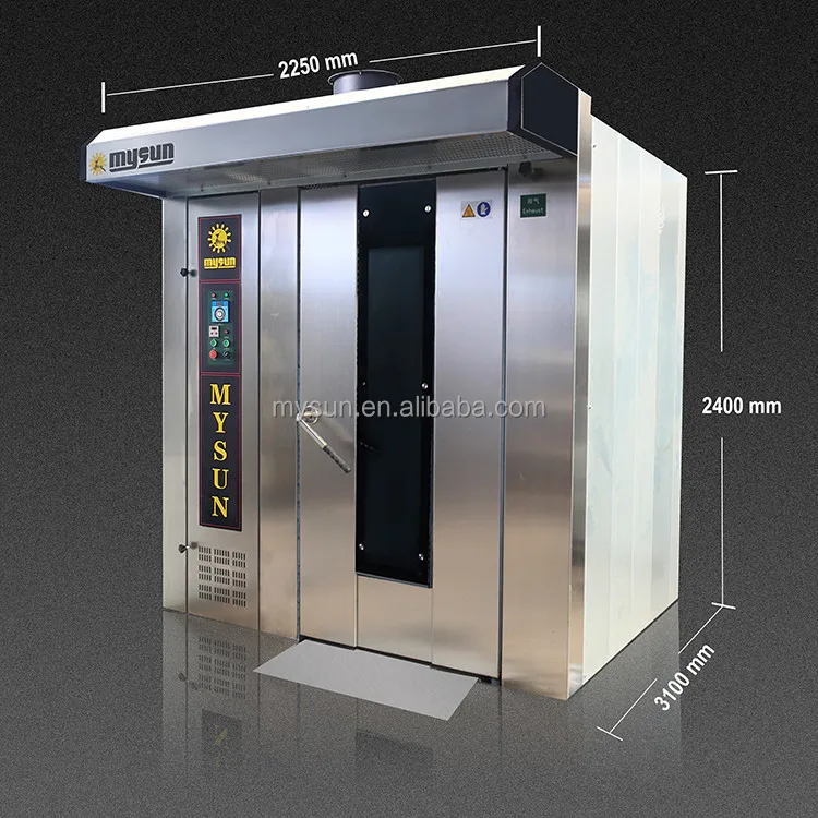 
new 32 trays stainless steel gas rotary rack oven factory CE certificated bread equipment /bakery machine 