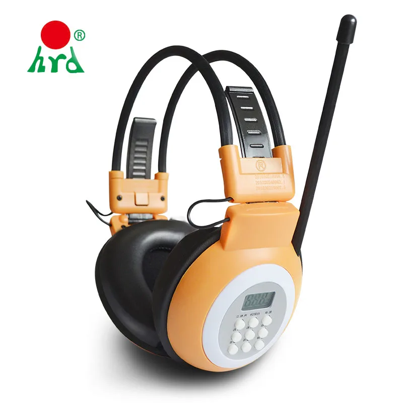 Стерео оранжевый Беспроводные спортивные наушники со встроенным Mp3 плеер