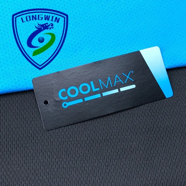 White stock wicking tshirt coolmax mesh sportswear 100 polyester knitting fabric