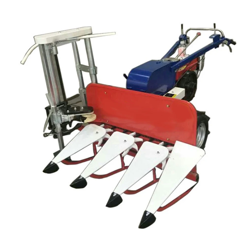 Mini Rice Paddy Cutting Machine Grain Reap Binder Wheat Reaper For Sale