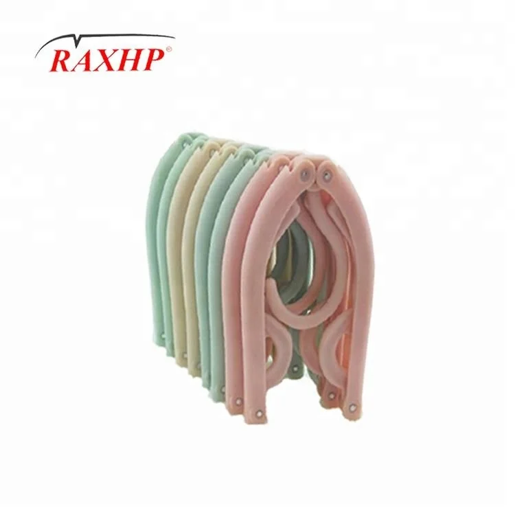 Travel Laundry Baby Pants Coat Folding Plastic Clothes Hanger