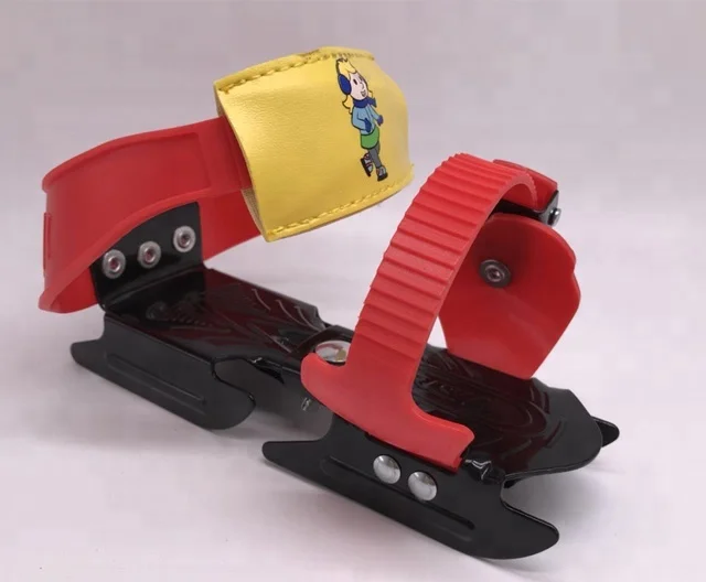 Adjustable double runner ice skate shoe