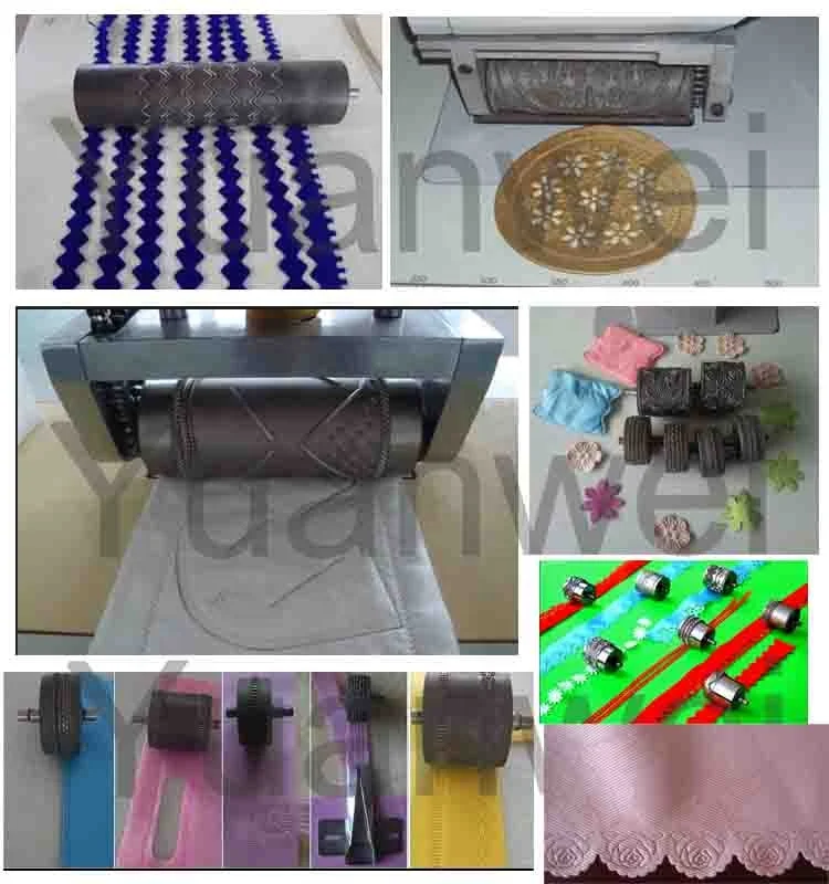 
Ultrasonic lace sewing machine for masks, flowers, gifts, colored ribbons 