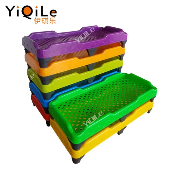 Guanzhou Customized Kindergarten Furniture Kid Single  Bed for Sale