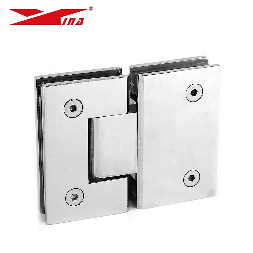 8-12mm glass to glass shower door hinges for bathroom stainless steel 304 shower door pivot180 degree locking hinge