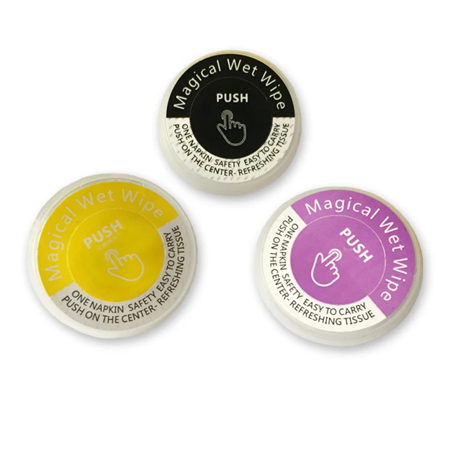 Новинка 2018, портативные сжатые полотенца, мини-салфетки для монет