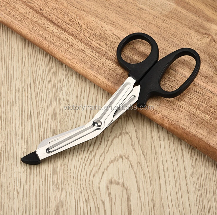 V-GF07DL Multi-purpose stainless steel bandage scissors with pp handle for nurses