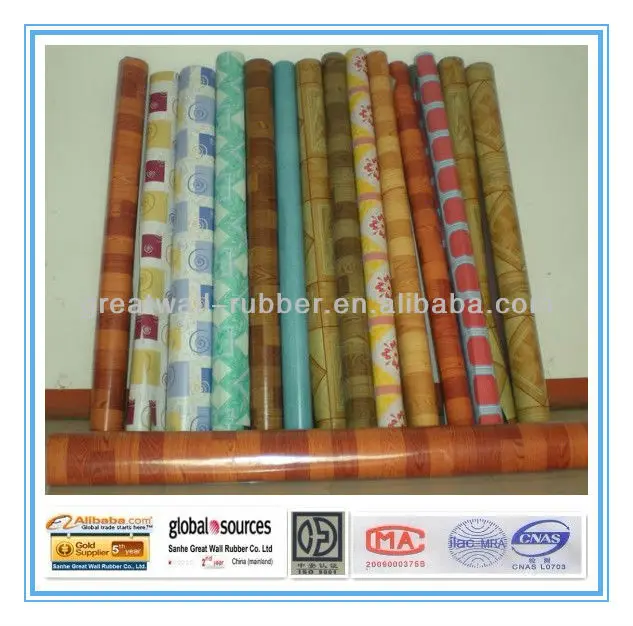 пвх рулона виниловых напольных покрытий