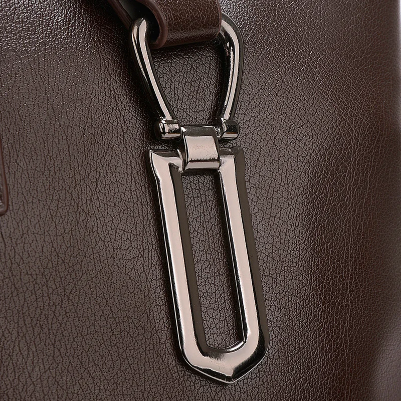 Hot selling leather briefcase  for men new design top quality men shoulder leather briefcases