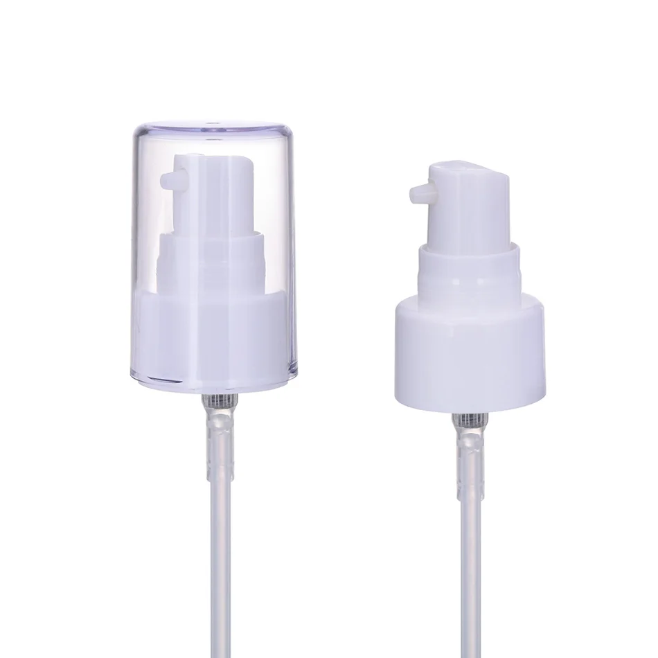 18/410 white color plastic cream pump , 18 410 treatment cream pump