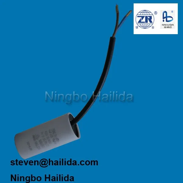 конденсатор для электродвигателя en60252 450 В cbb60 переменного тока condensateur 6 мкФ