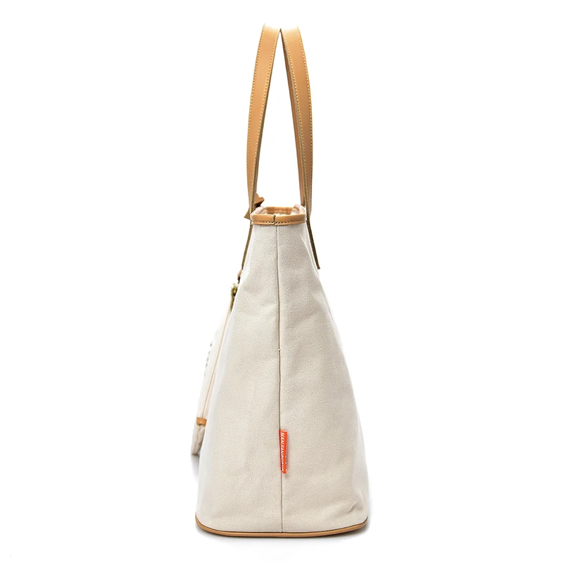 Wholesale canvas duffle bag cotton ladies shopping bag