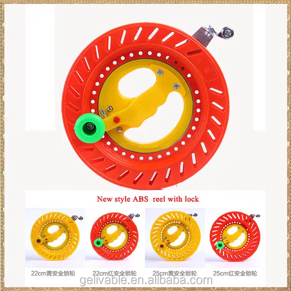 kite reel winder with thread