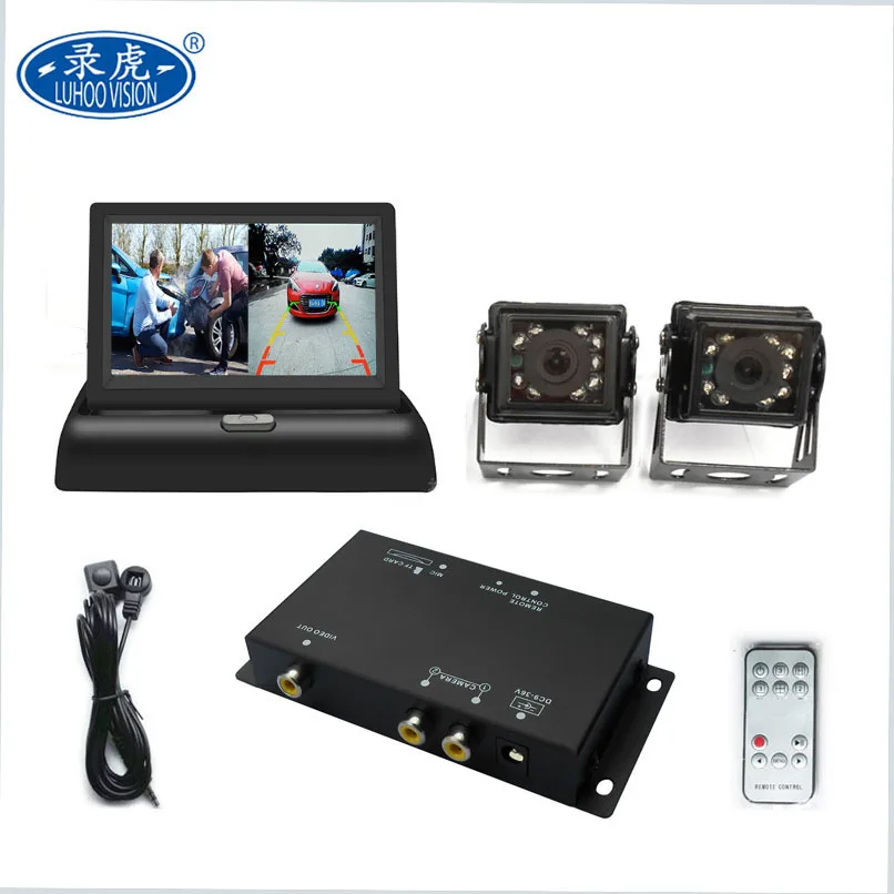 
Durable Mini 1080P AHD HD Mobile Digital Video Recorder 2 Channel Car DVR 