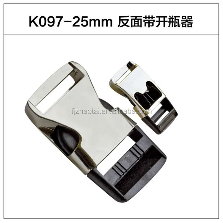 10mm/15mm/25mm/32mm/38mm automatic blet quick release metal buckle for strap Metal Side Release Buckle For Dog Collar