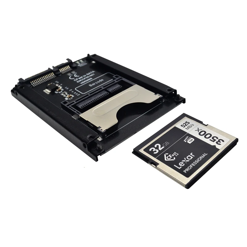 SATA 22Pin to CFast Card Adapter 2.5 inch Hard Disk Case SSD HDD CFast Card Reader for PC Laptop