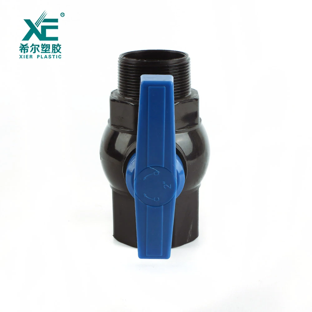 Free sample custom support 1  - 2 inch plastic female male F/M PVC ball valve