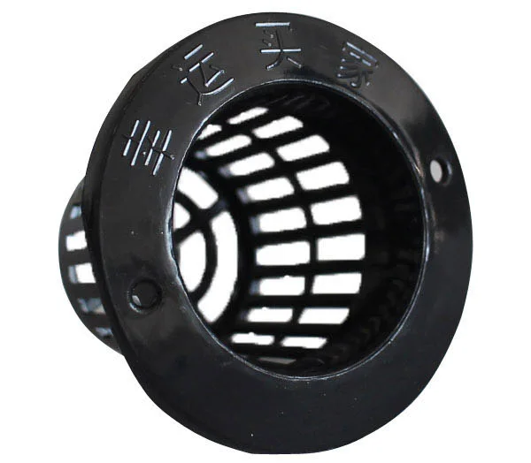 Agriculture Greenhouse Household Gardening White And Black Plastic Hydroponic Pots