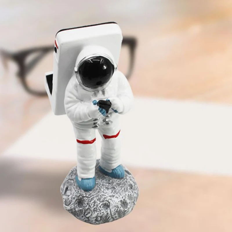Creative Resin Astronaut Shape Plastic Mobile Phone Holder