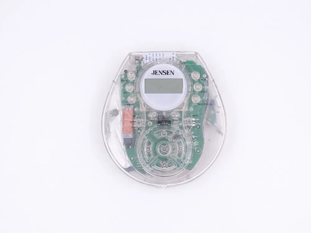Personal CD Discman CD/MP3 player (transparent)