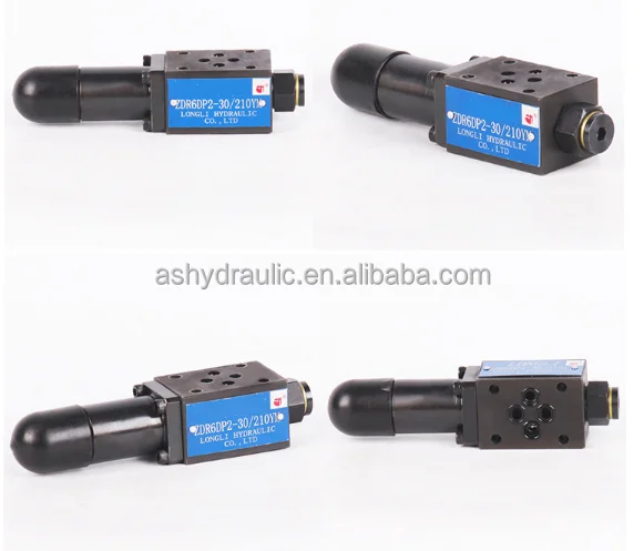 Hot sales Rexroth ZDR of ZDR6,ZDR10 direct operated 3-way hydraulic pressure reducing valve,modualr valves