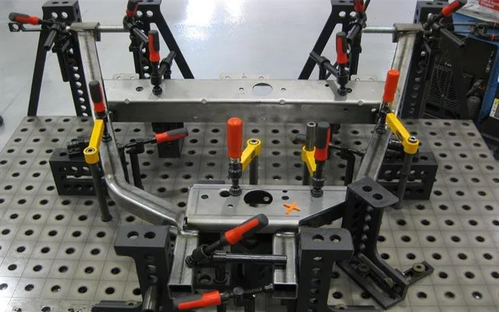 Stationary 3d welding table grey cast iron