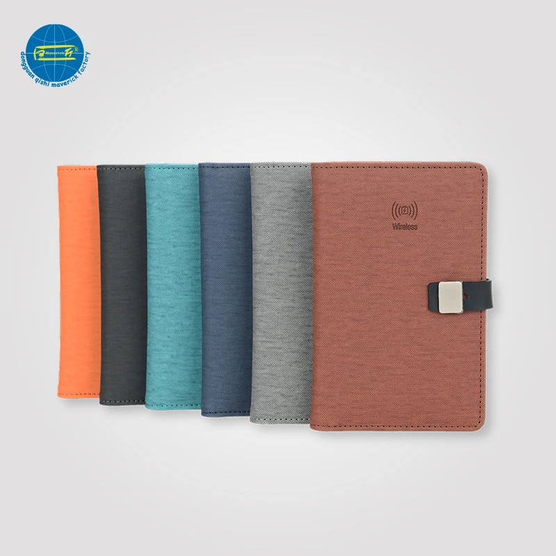 Высококачественный кожаный держатель паспорта с логотипом на заказ и беспроводной зарядкой