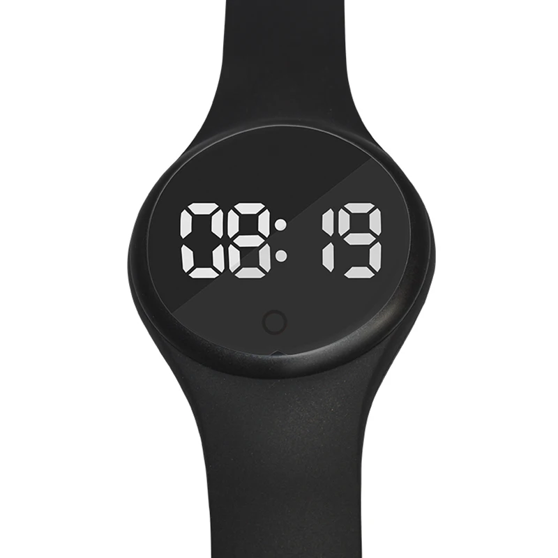 Personal silicone bracelet child alarm watch digital pedometer bracelet for kids