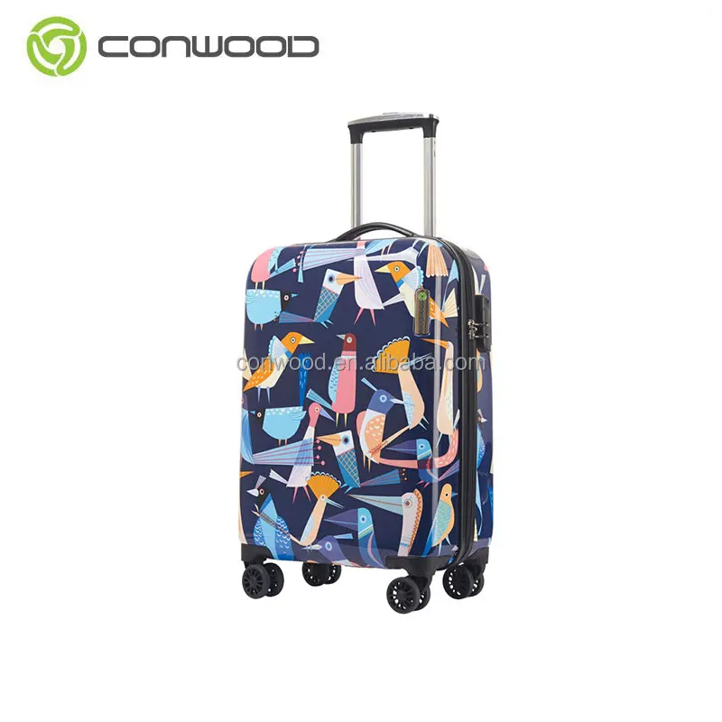 Trolley Suitcase Luggage Carry on Suitcase Wholesale Hard Plastic Luggage Abs Pc for Business Carton Spinner Unisex Modern