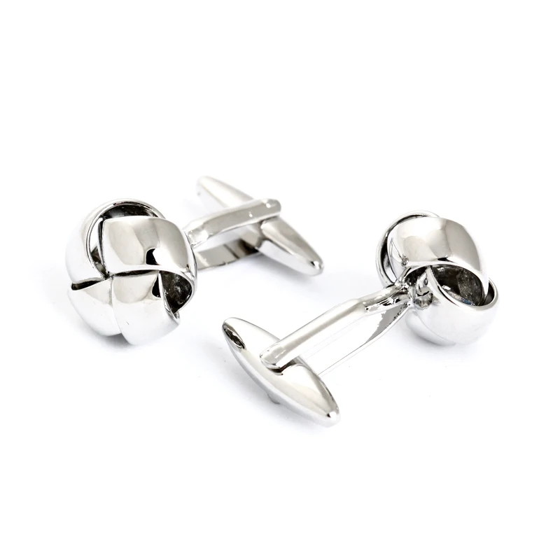 Cheap Silver Knot Men Shirt Cufflinks