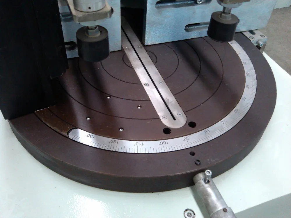 manual single head aluminium profile cutting machine