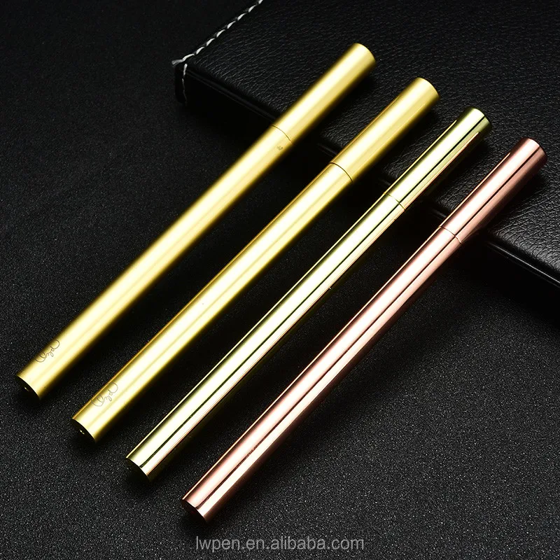 
Wholesale best luxury new novelty metal rose gold brass ball pen 
