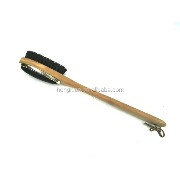 
Double Side Wooden Long Short Handle Lint Remover Clothes Cleaning Brush for Hotel 