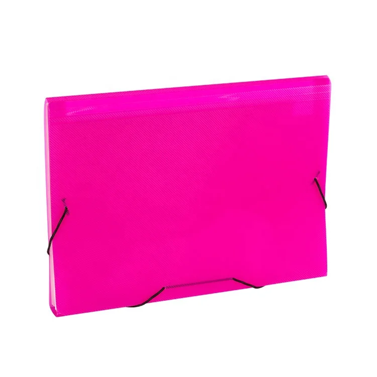 PP Transparent A4 Letter Size 13 Pocket Expanding File with Elastic Closure