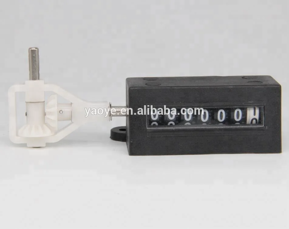 7 digit Fuel flow counter meter mechanical diesel oil flowmeter