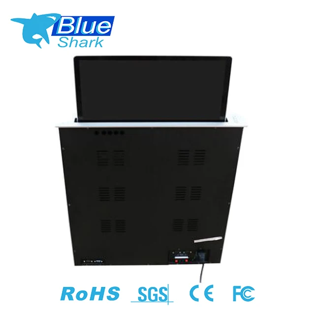 
18.4 inch motorized lcd monitor lift with or without multi-touch screen 