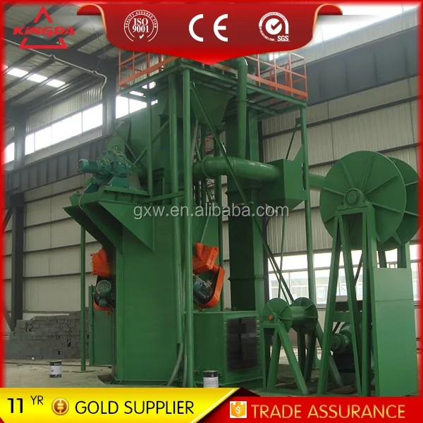 
Marine anchor chain and offshore mooring chain shot blasting machine 