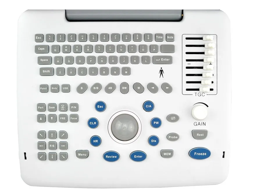 CE guaranteed Convex probe ultrasound scanner for vet animal 12 inch portable ultrasound machine