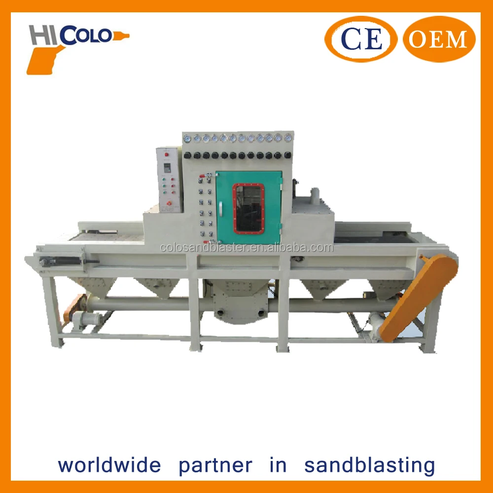 
Conveyor Belt Auto Sand Blasting Machine for Security Doors 